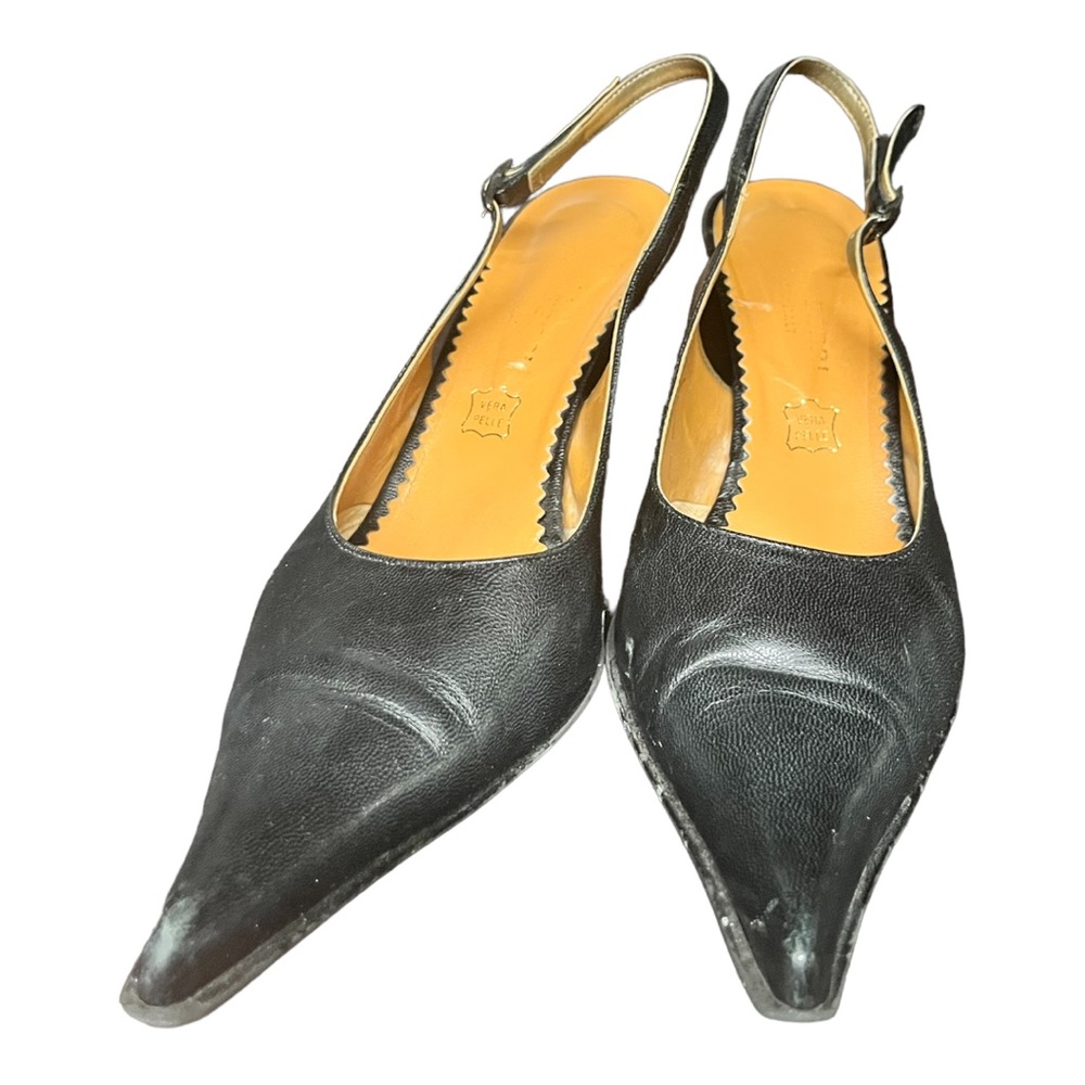 Laura Paloma Artigiana Vintage Y2K Extreme Pointed Toe Heels Size 37